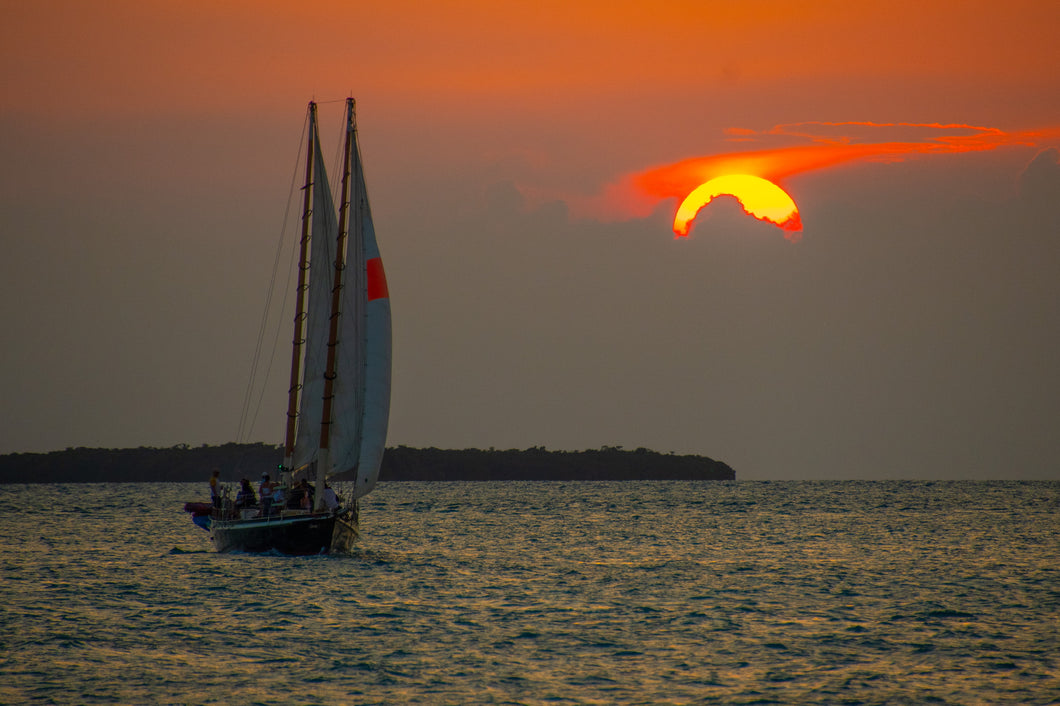 Sailing Sunset Key
