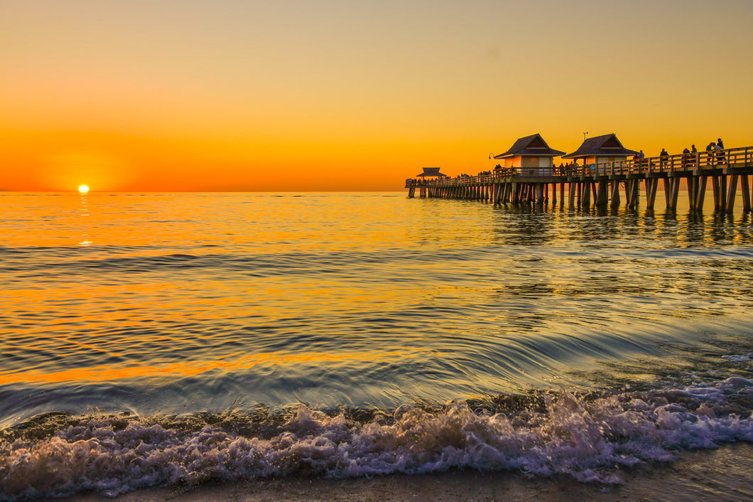 Sunset at Naples Pier